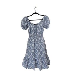 hesperus dress Blue White Size Small  Boho